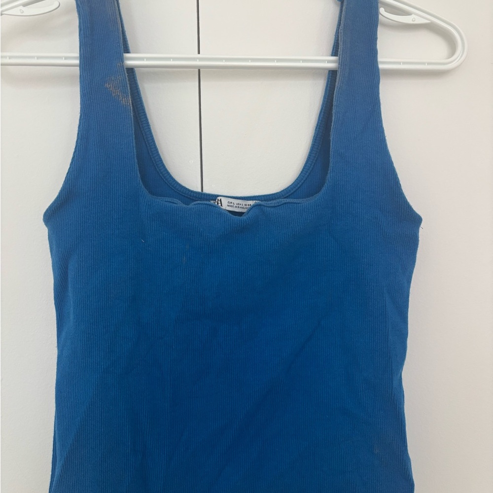 Zara Vibrant Blue Tank Top